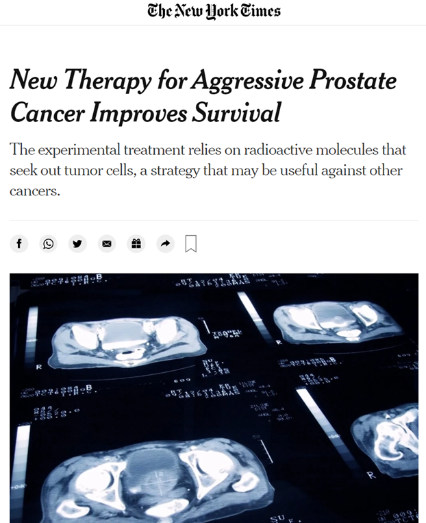 Molecularly Targeted Radiation for Prostate Cancer Louisiana Cancer